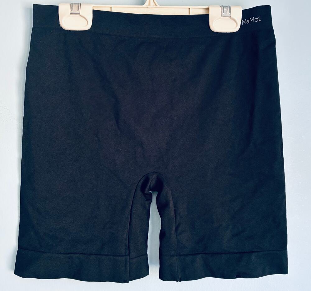 MeMoi Bodysmoothers Shapewear Shorts Black Large NWOT